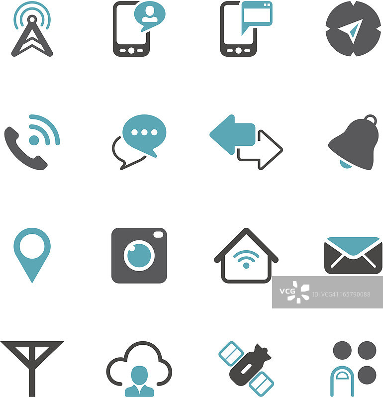 移动图标集｜简洁系列图片素材