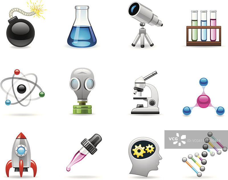 科学图标图片素材