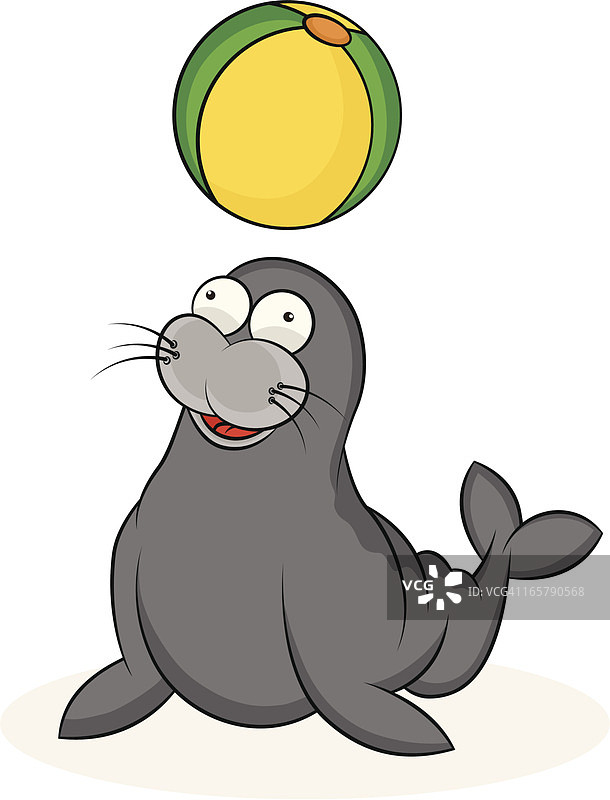 海豹卡通图片素材