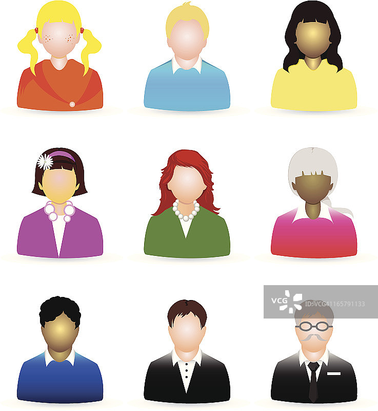 人的图标图片素材