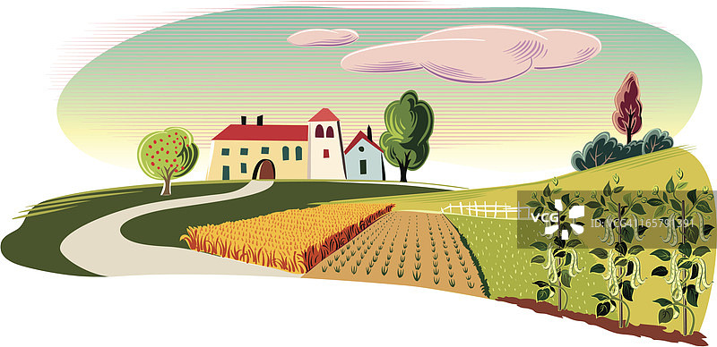 农场景观图片素材