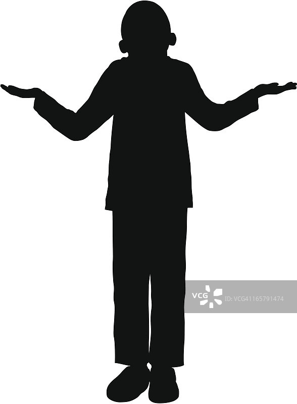 困惑的儿童图片素材