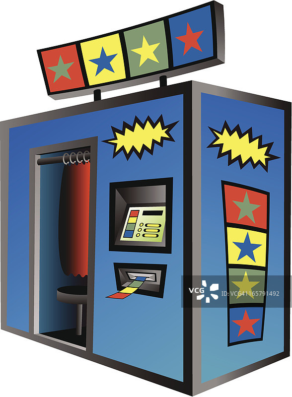 拍照亭图片素材