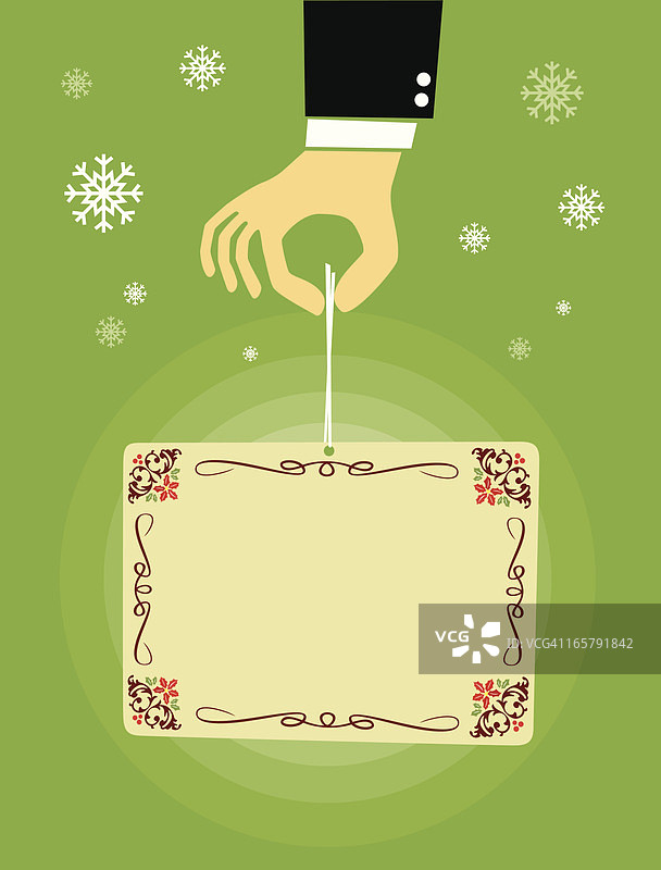 空白圣诞贺卡图片素材