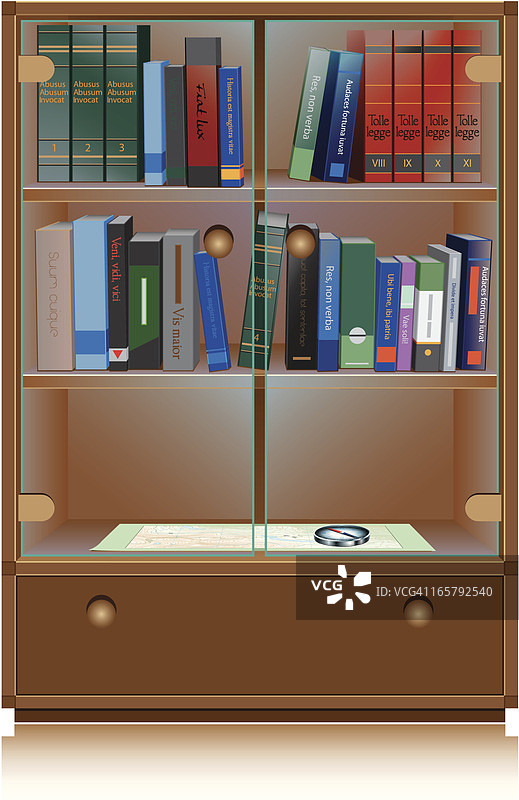 图书馆书架图片素材