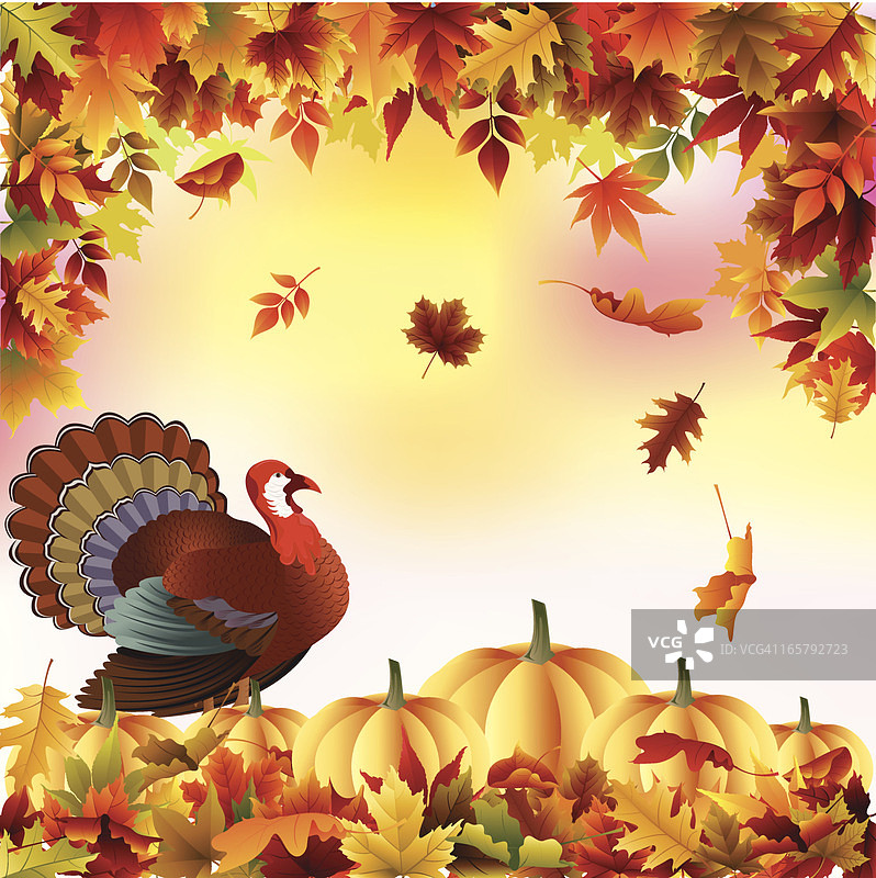 感恩节背景图片素材