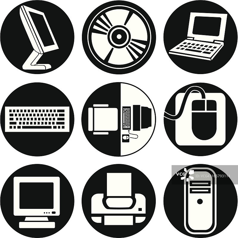 电脑设备图标图片素材