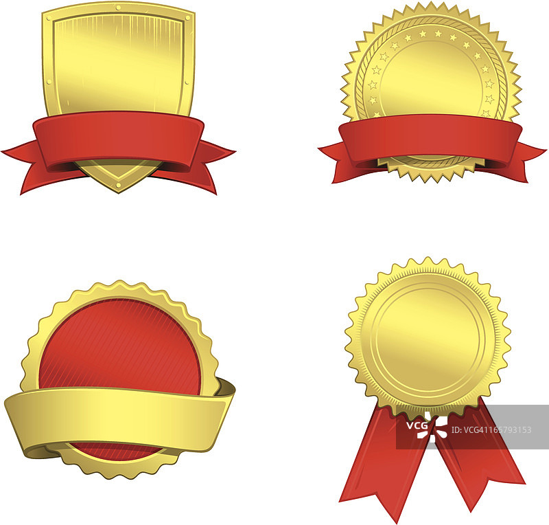 金色印章图片素材