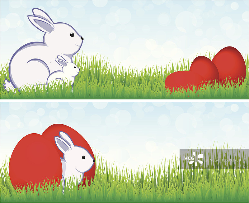 复活节兔子图片素材