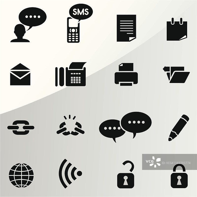 沟通的图标图片素材