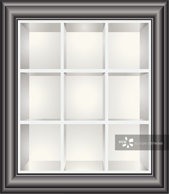 艺术框架中的搁架图片素材