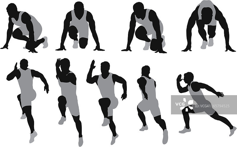 跑步者合集图片素材