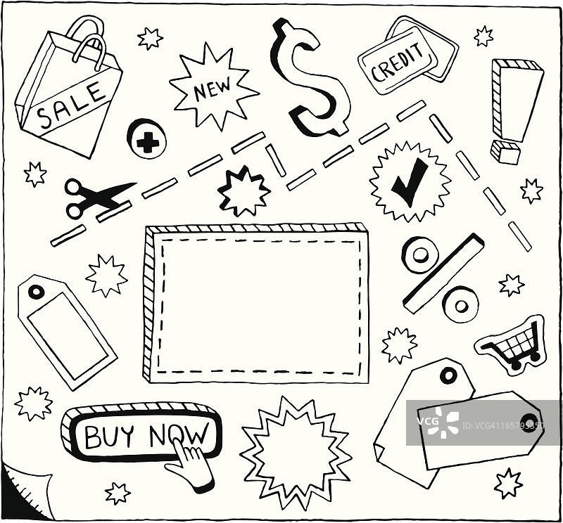 促销涂鸦图片素材