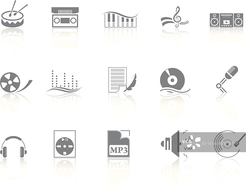 简约风格 > 音频&音乐图片素材