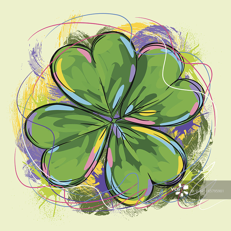 三叶草图片素材