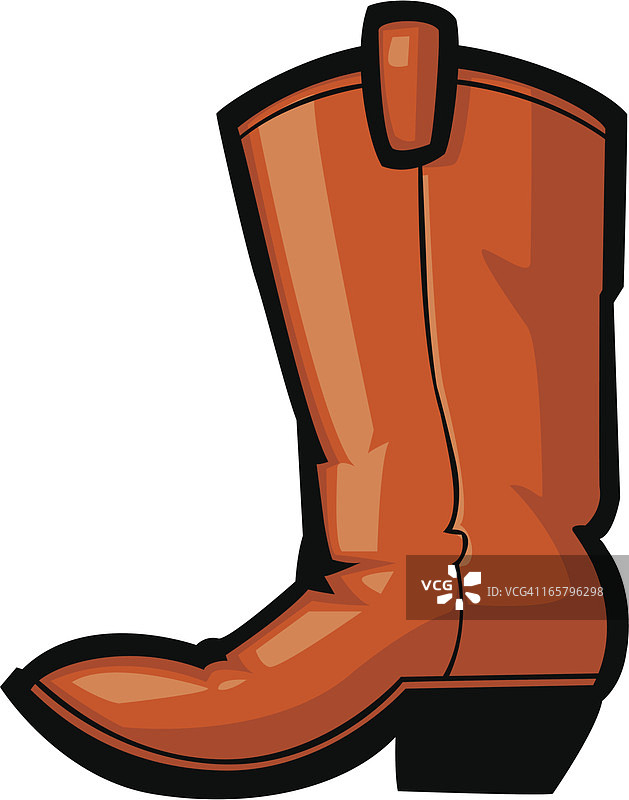 牛仔靴图片素材