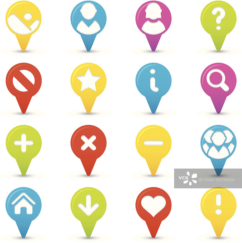 GPS和导航图标图片素材