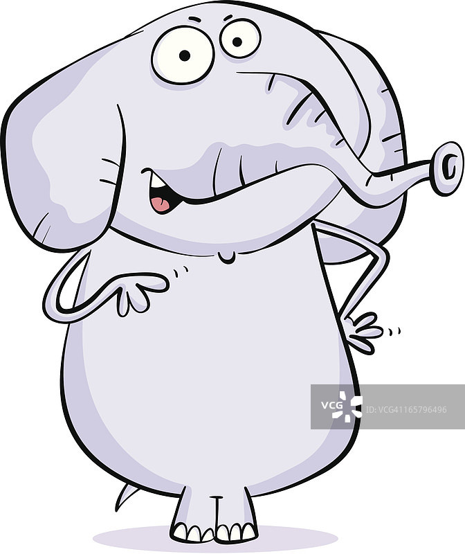 愤怒的大象图片素材