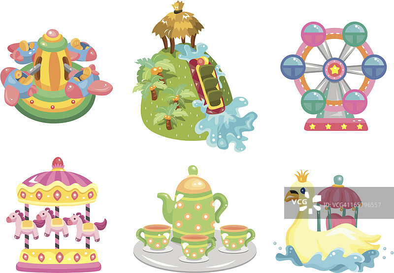 游乐园设备图片素材