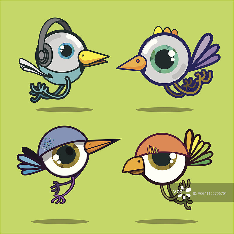 鸟的眼睛图片素材