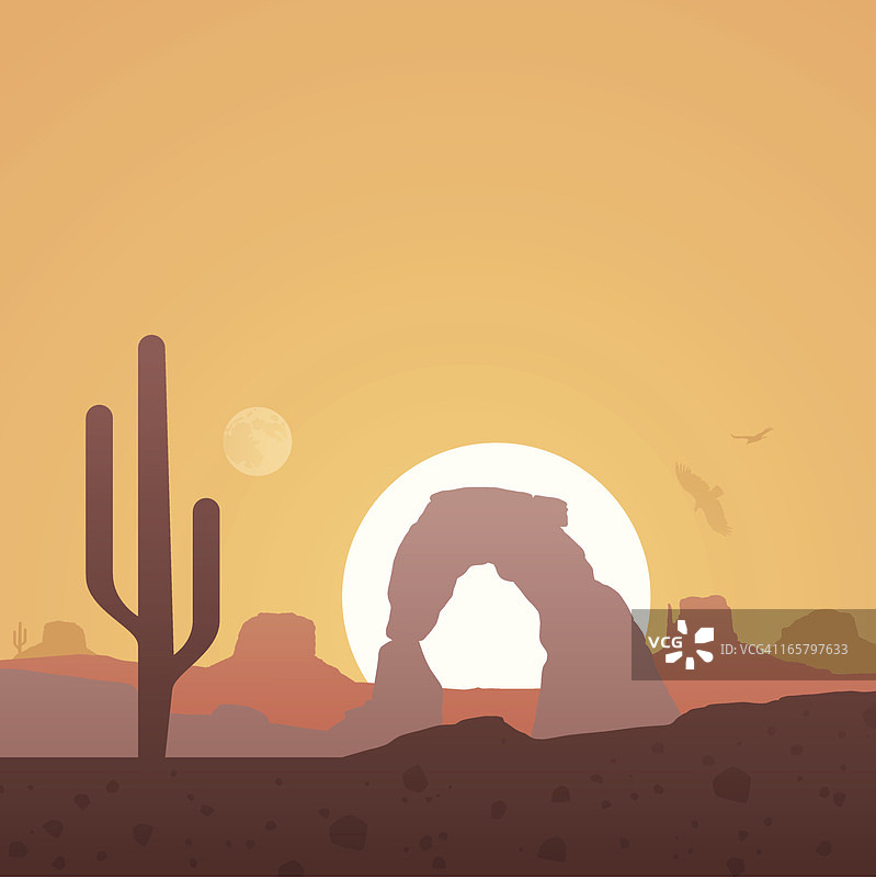 沙漠背景图片素材