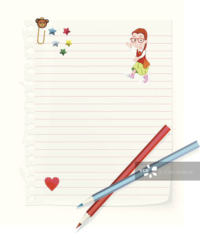 儿童纸张图片素材