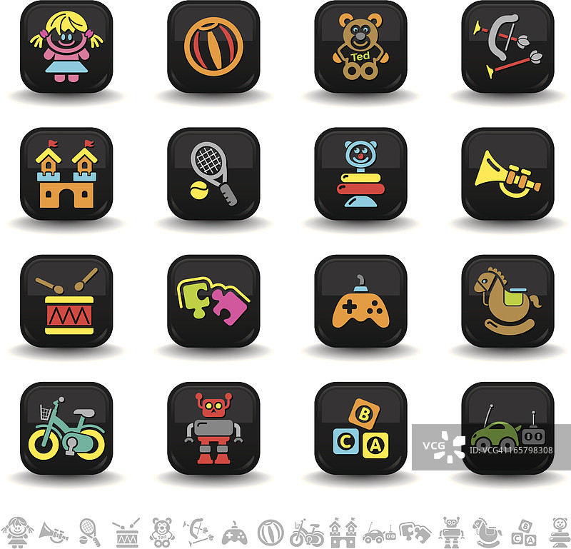 玩具图标|bbton系列图片素材