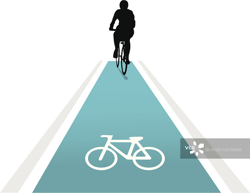 自行车道图片素材