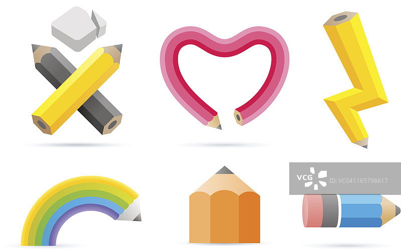 铅笔符号图片素材