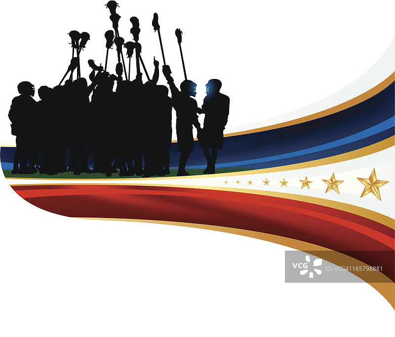 曲棍球队胜利banner背景图片素材