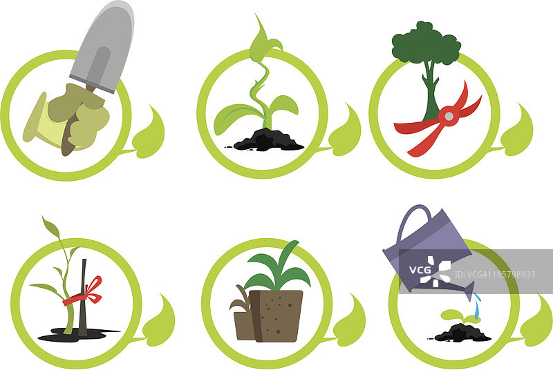 花园图标图片素材