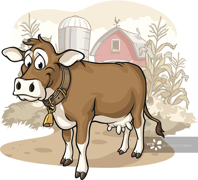 农场上的奶牛图片素材