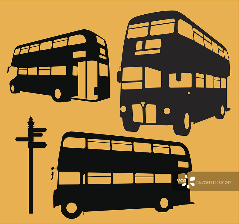 伦敦巴士图片素材