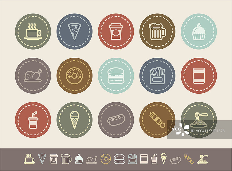 快餐图标图片素材