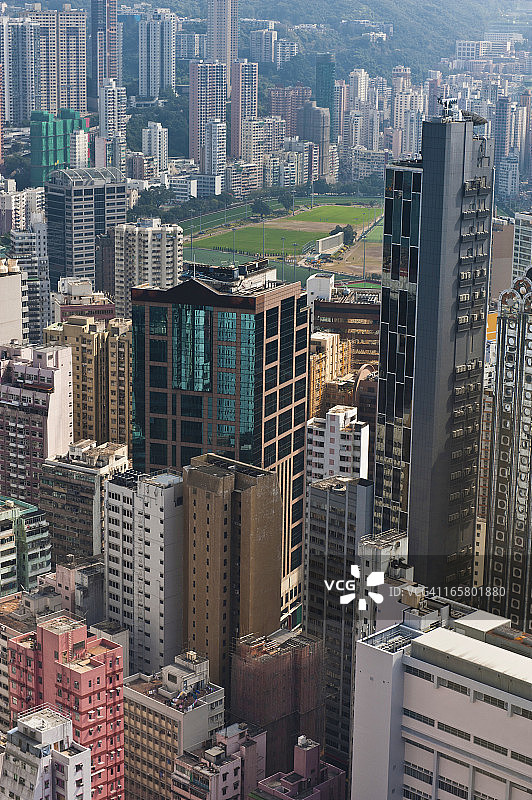 香港跑马地赛马场高楼图片素材