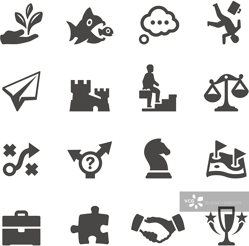 商业策略图标图片素材