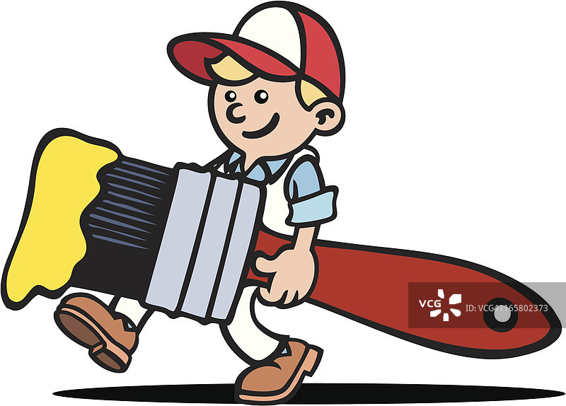 画家先生图片素材