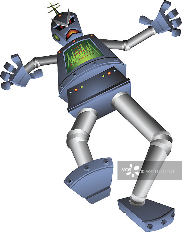 坏机器人图片素材