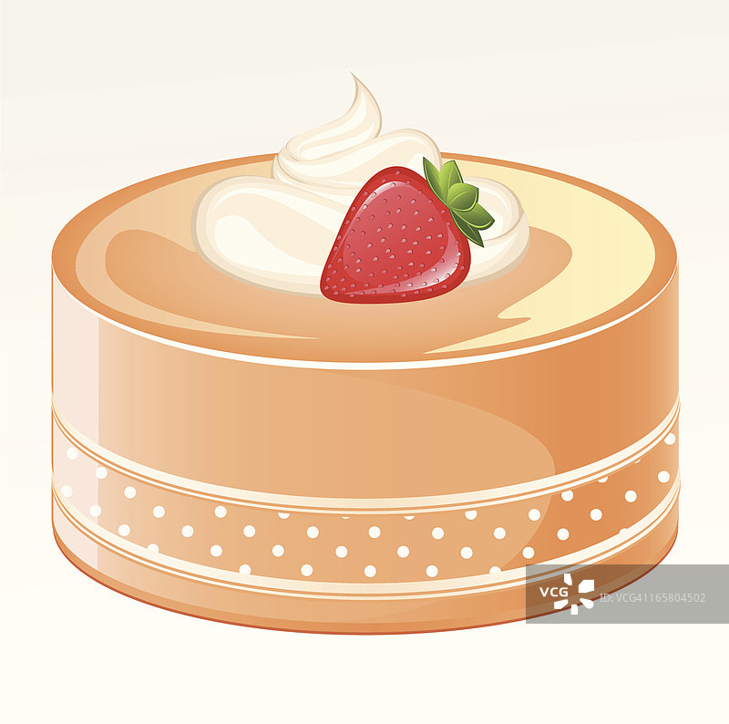草莓蛋糕图片素材