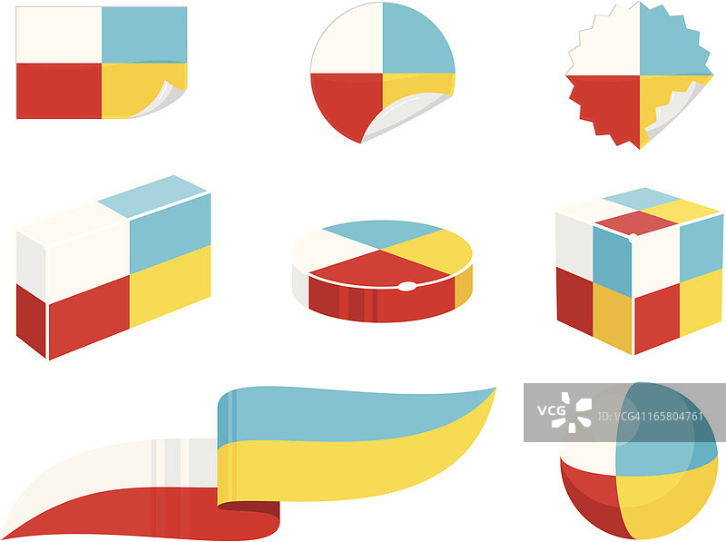 波兰/乌克兰设计元素图片素材