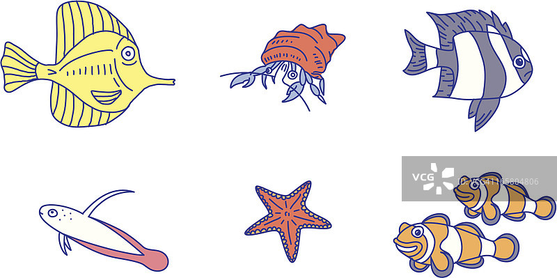 礁石居民图片素材