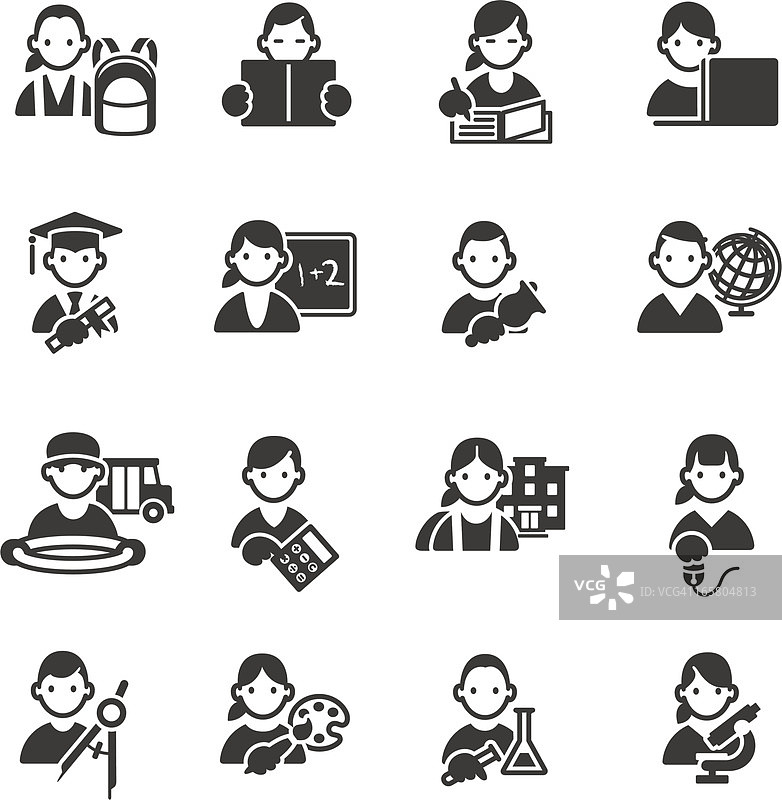 学校教育图标图片素材