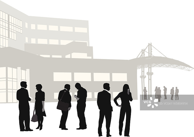 商业矢量剪影图片素材