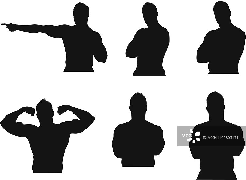 健壮的男人的多张图像图片素材