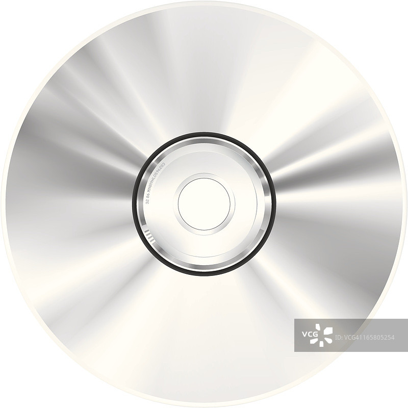 白色背景上的CD-ROM光盘图片素材