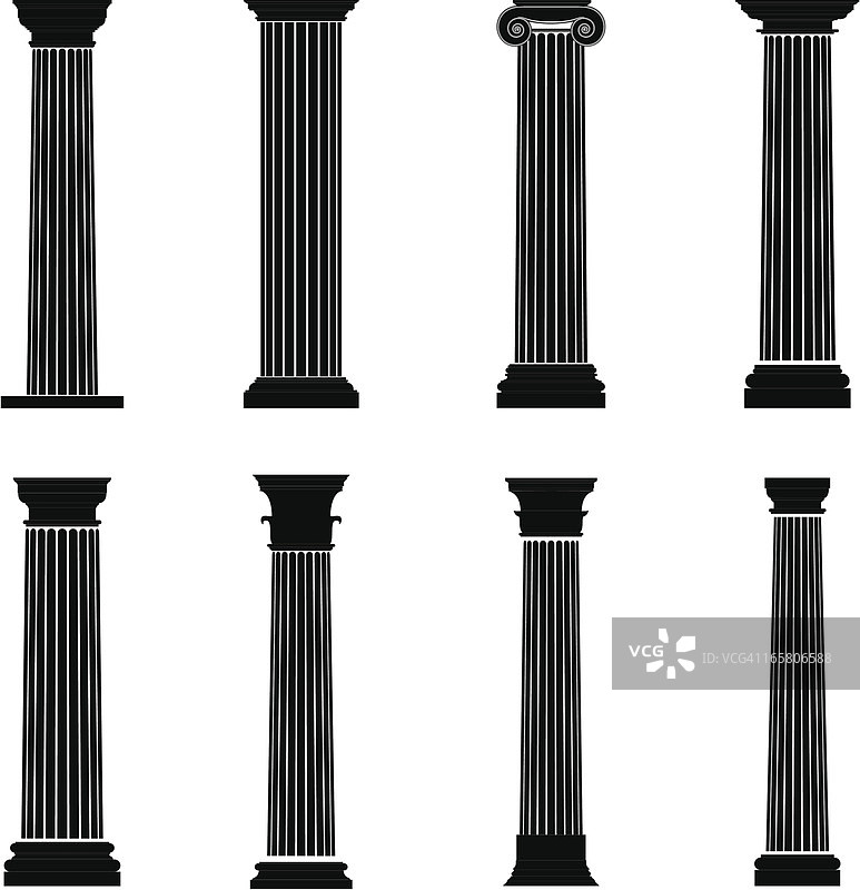 柱子轮廓图片素材