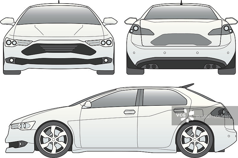 汽车线条艺术图片素材