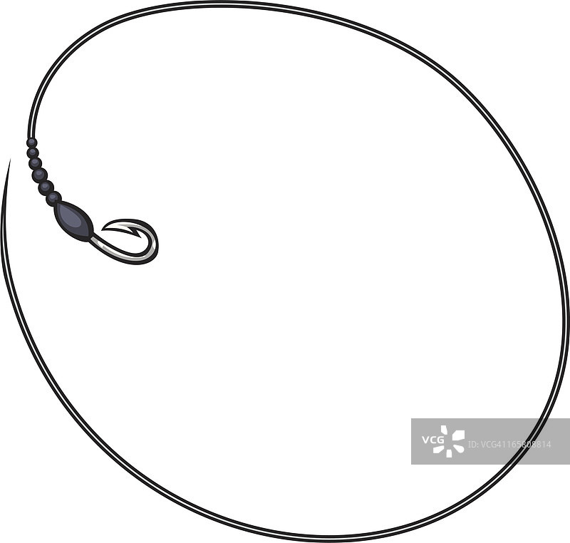 钓鱼线环图片素材