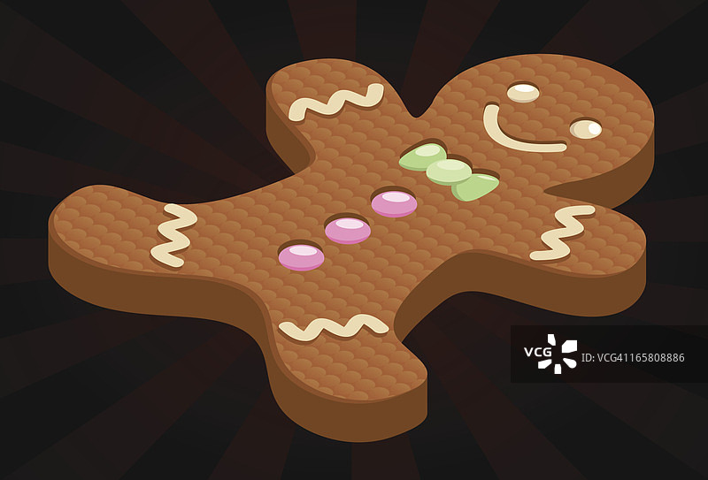 2.5D姜饼人图片素材