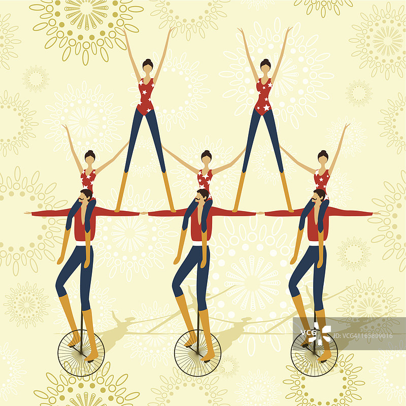 马戏团杂技表演图片素材